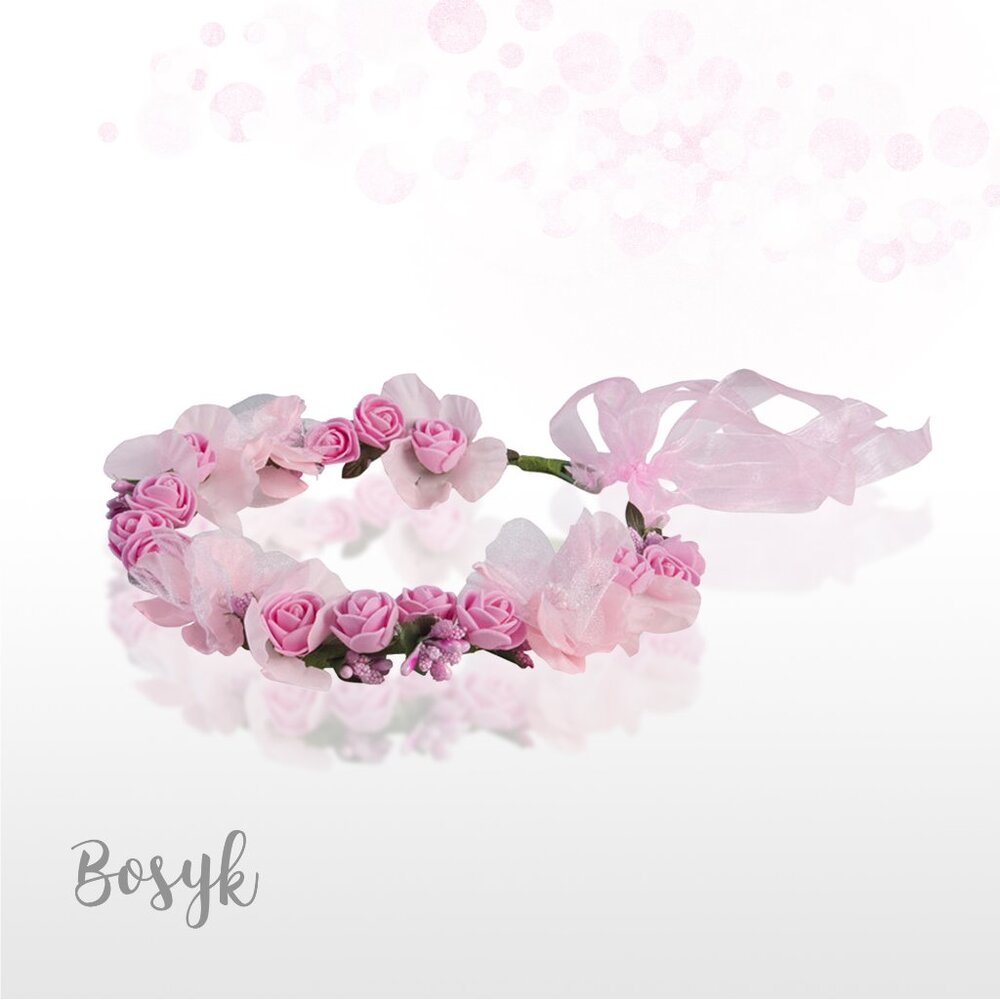 NEW - Rosy Rose Headband- Baby Pink- Headband For Girls- Headband Flower Girls